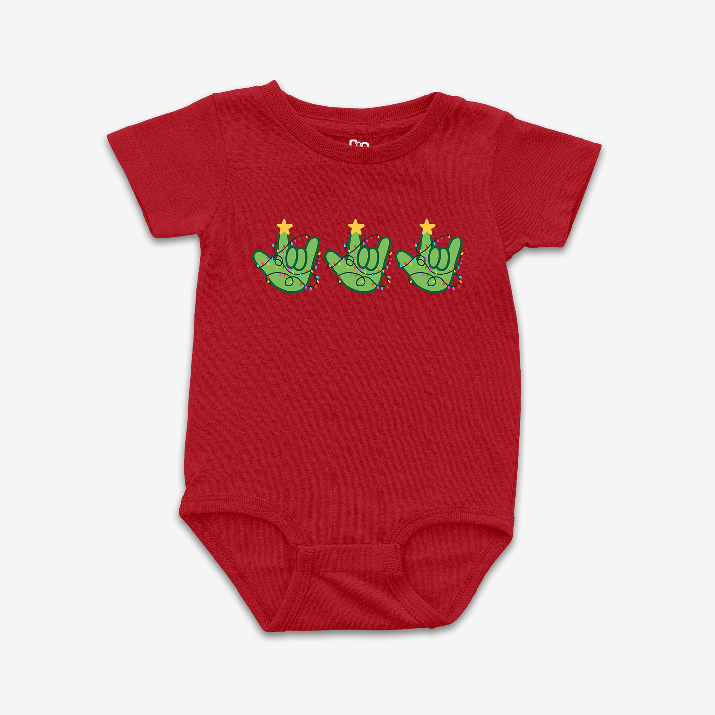 Christmas ILY Onesie Tee