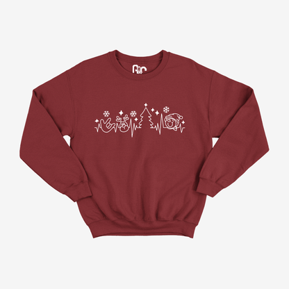 Stethoscope Christmas Crewneck
