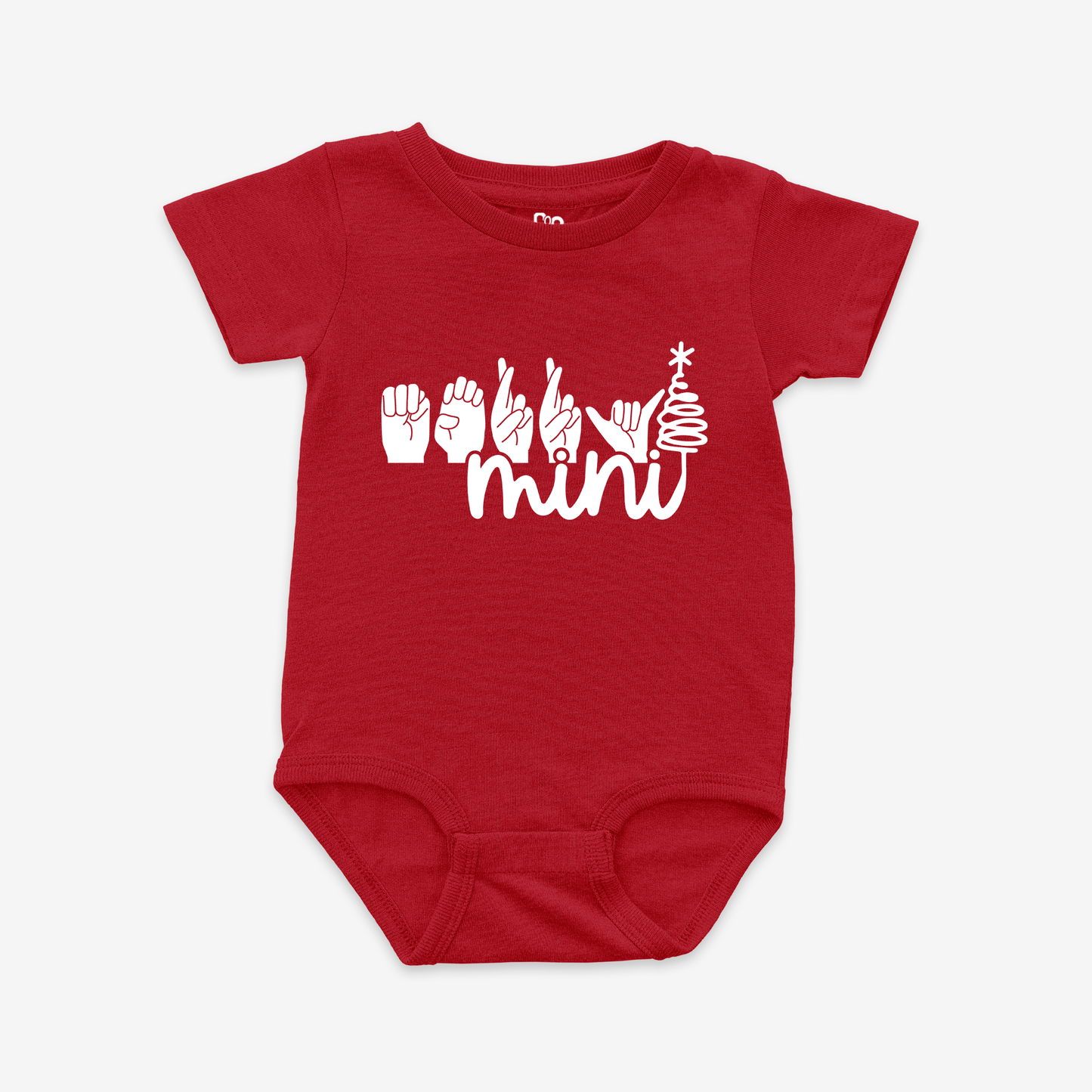 Merry Mini whiteOnesie Tee