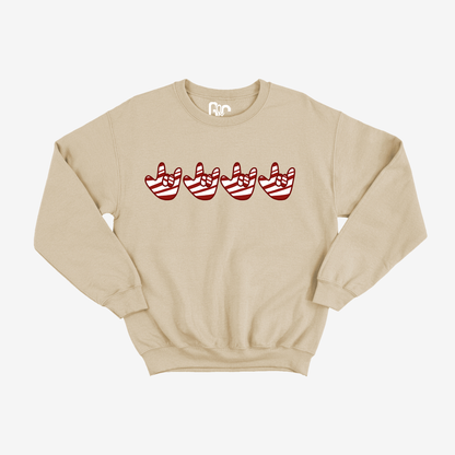 Peppermint Candy ILY Crewneck