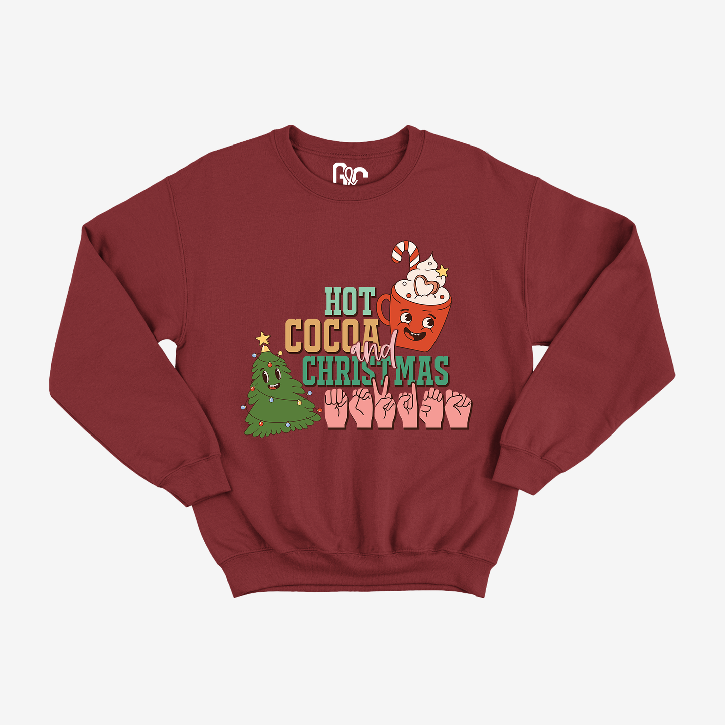 Hot Cocoa & Christmas Movies Crewneck