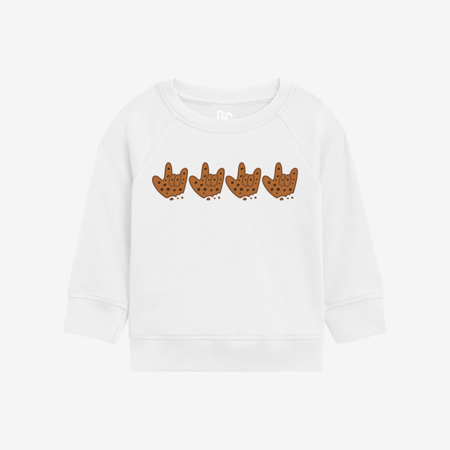 Warm Cookie ILY Toddler Crewneck