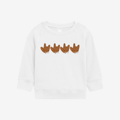 Warm Cookie ILY Toddler Crewneck