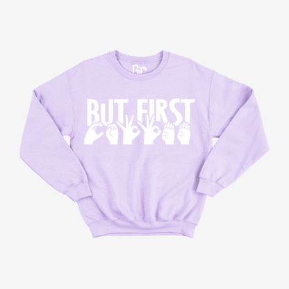 But first...Coffee Crewneck