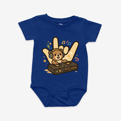 DJ Bear ILY Onesie Tee