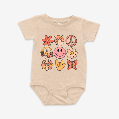 Love & peace Onesie Tee