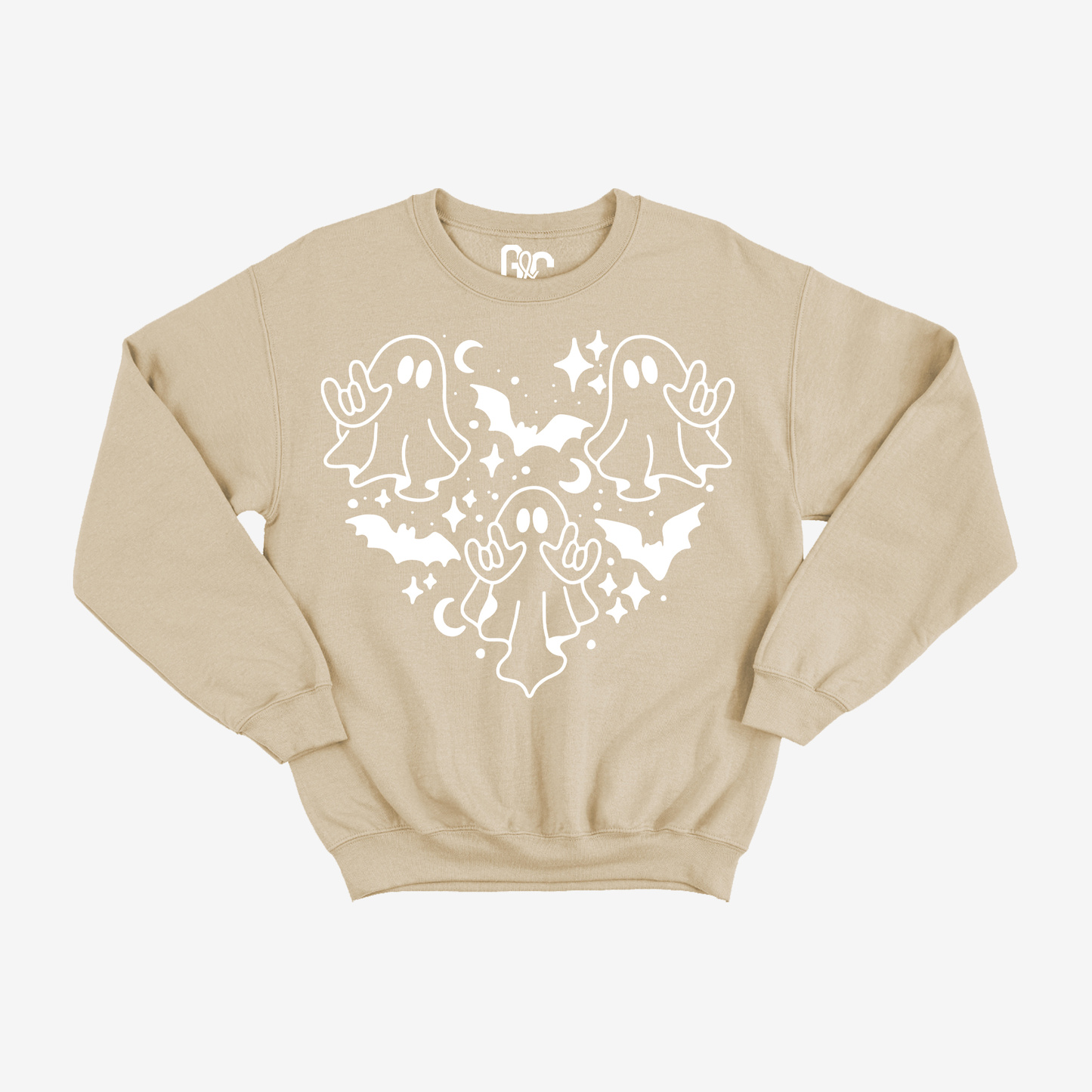 Ghostly Heart ILY Crewneck