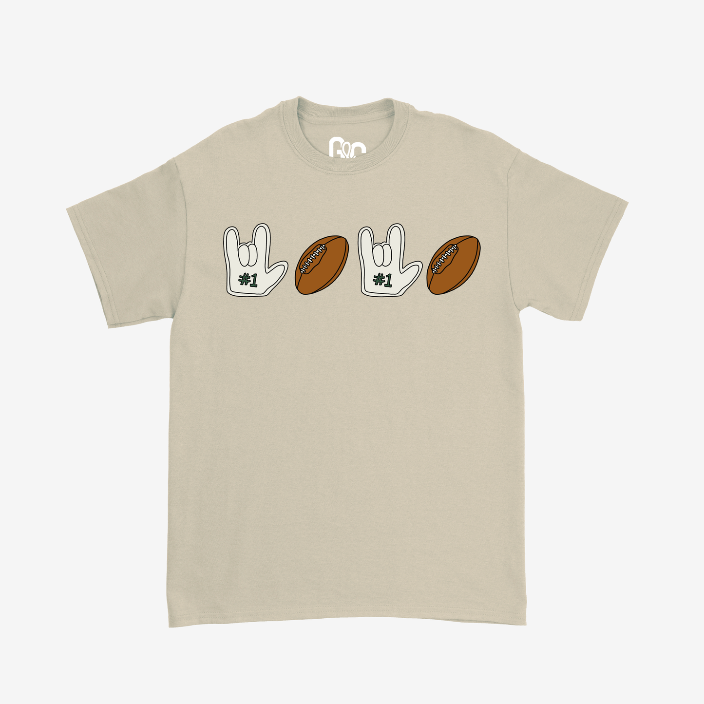 Football & ILY Tee