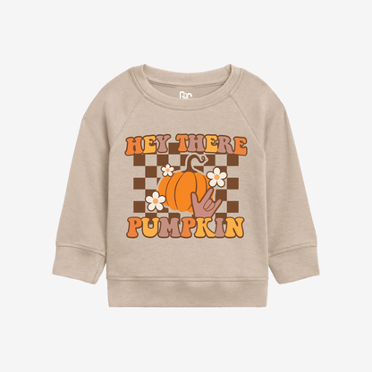 Hey there Pumpkin Toddler Crewneck