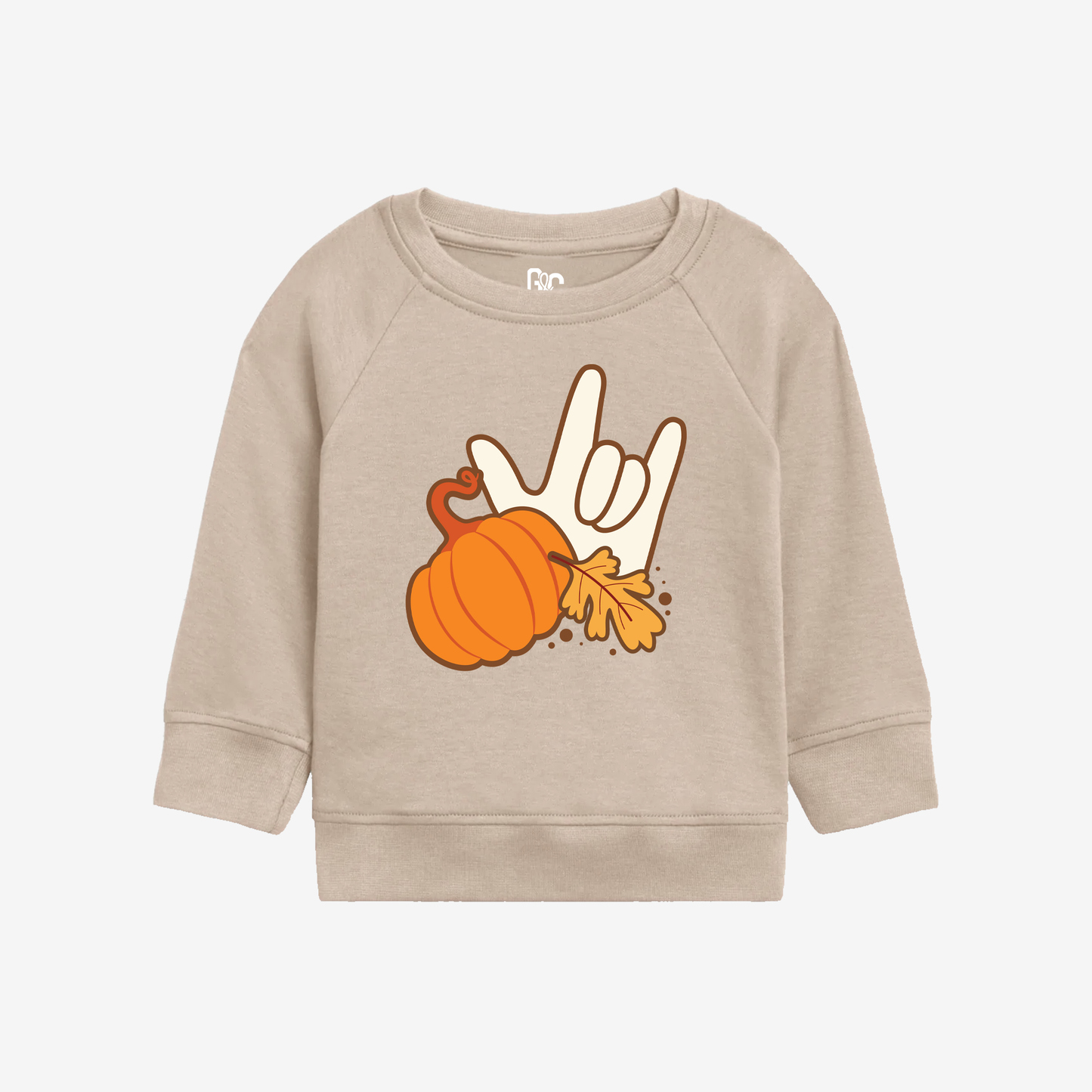 Pumpkin & ILY Toddler Crewneck