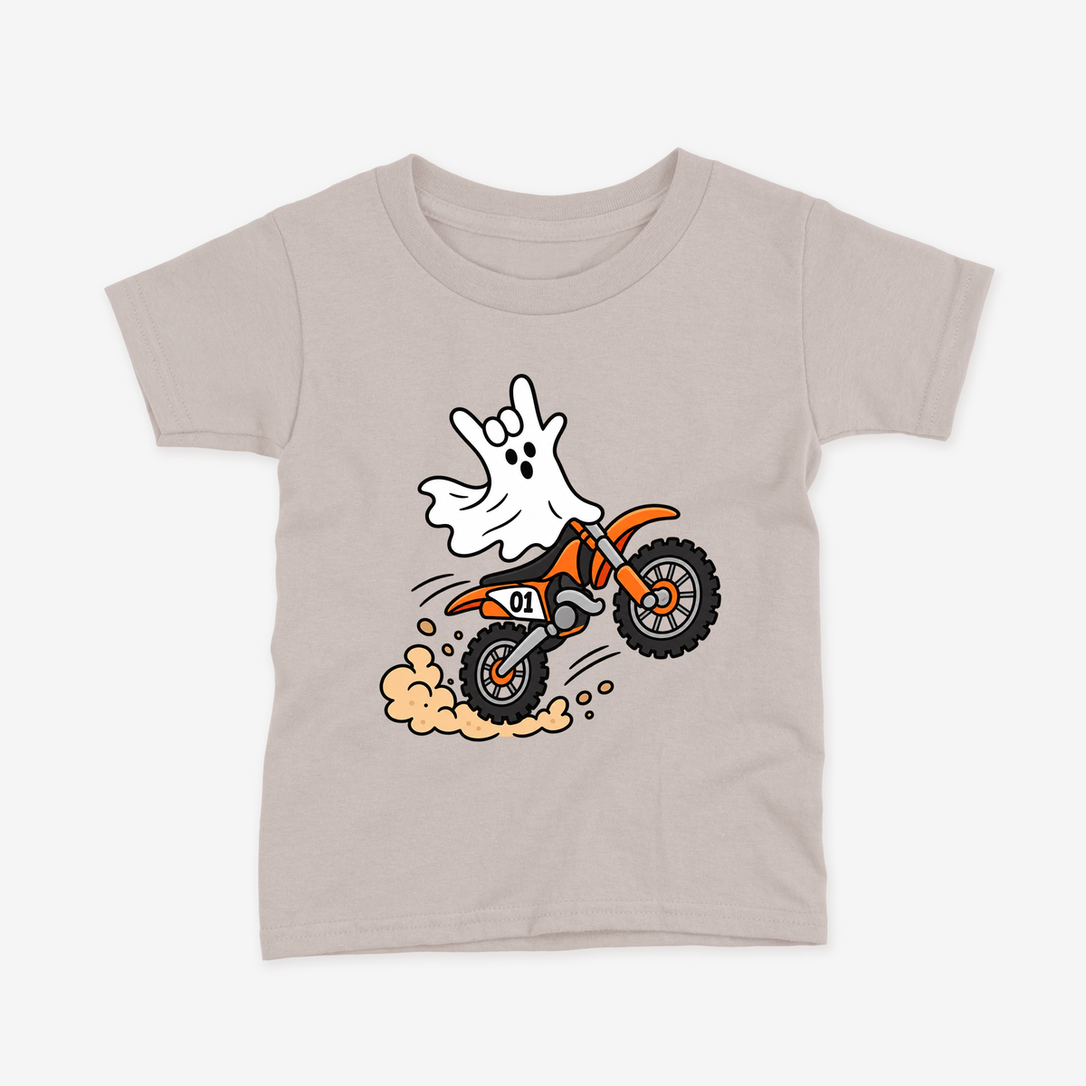 Dirt Bike ILY Ghost Toddler Tee