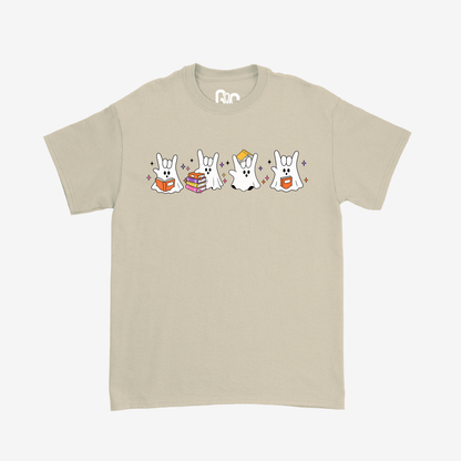 ILY Book Ghost Tee