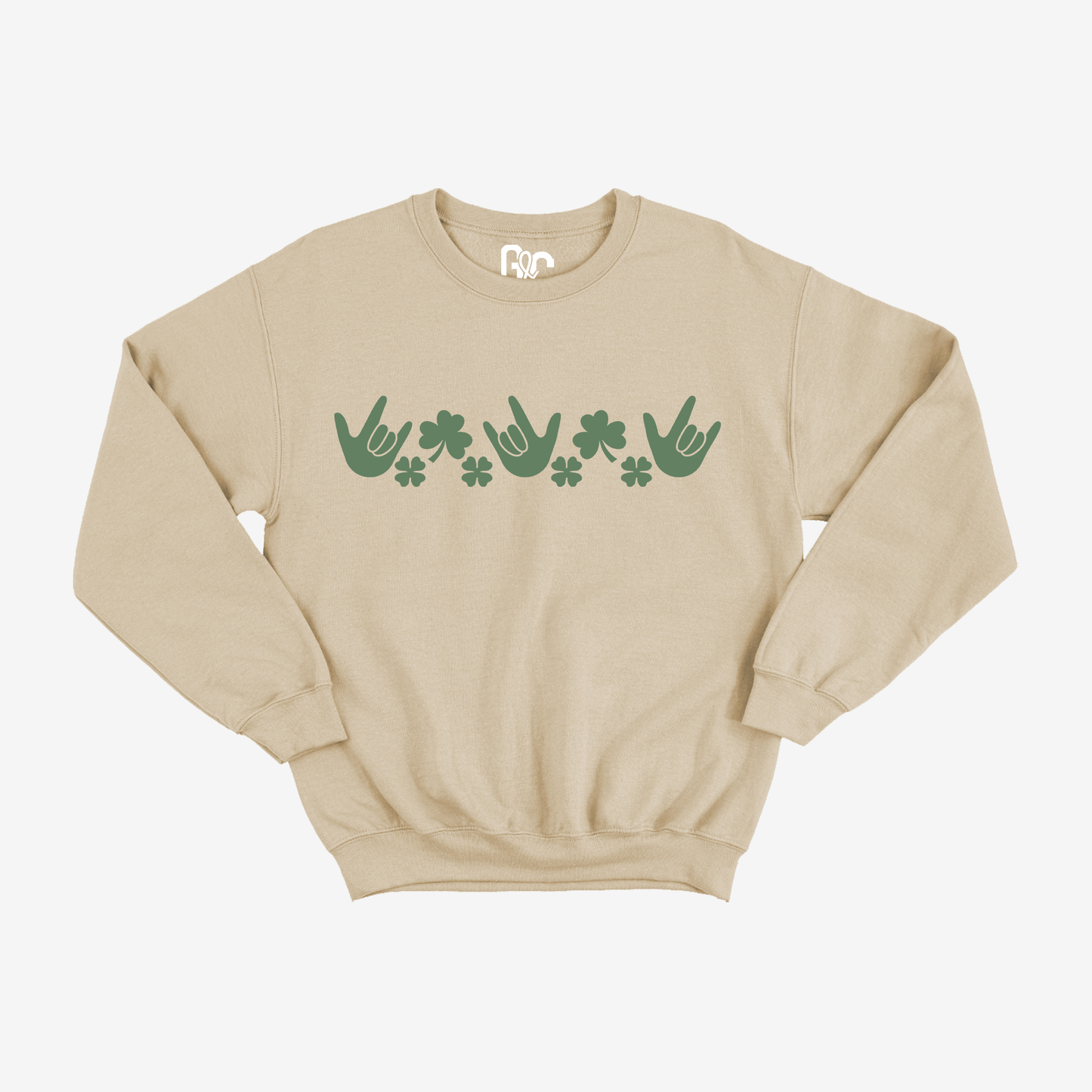 Four-Leaf ILY Crewneck