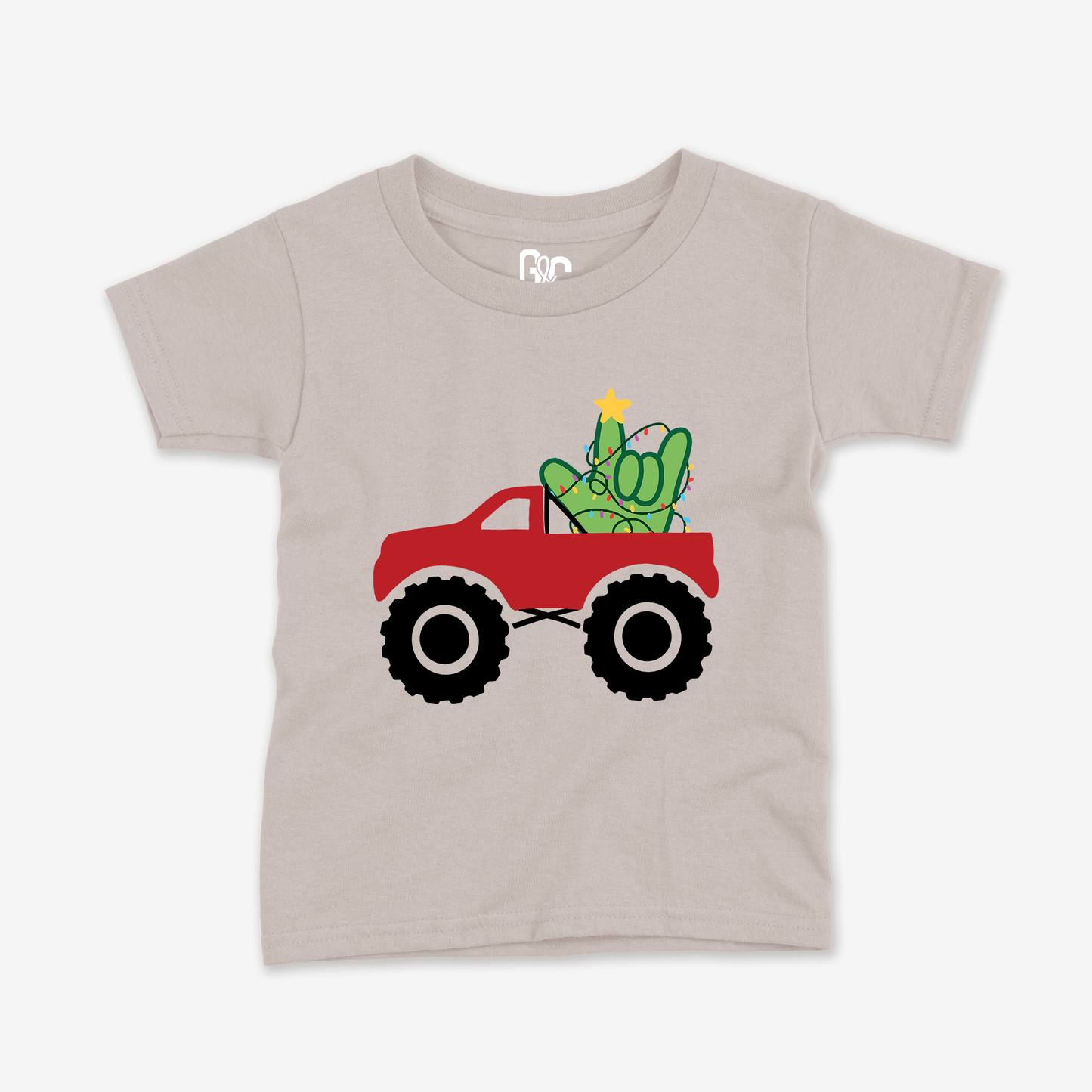 Truck ILY Xmas Toddler Tee
