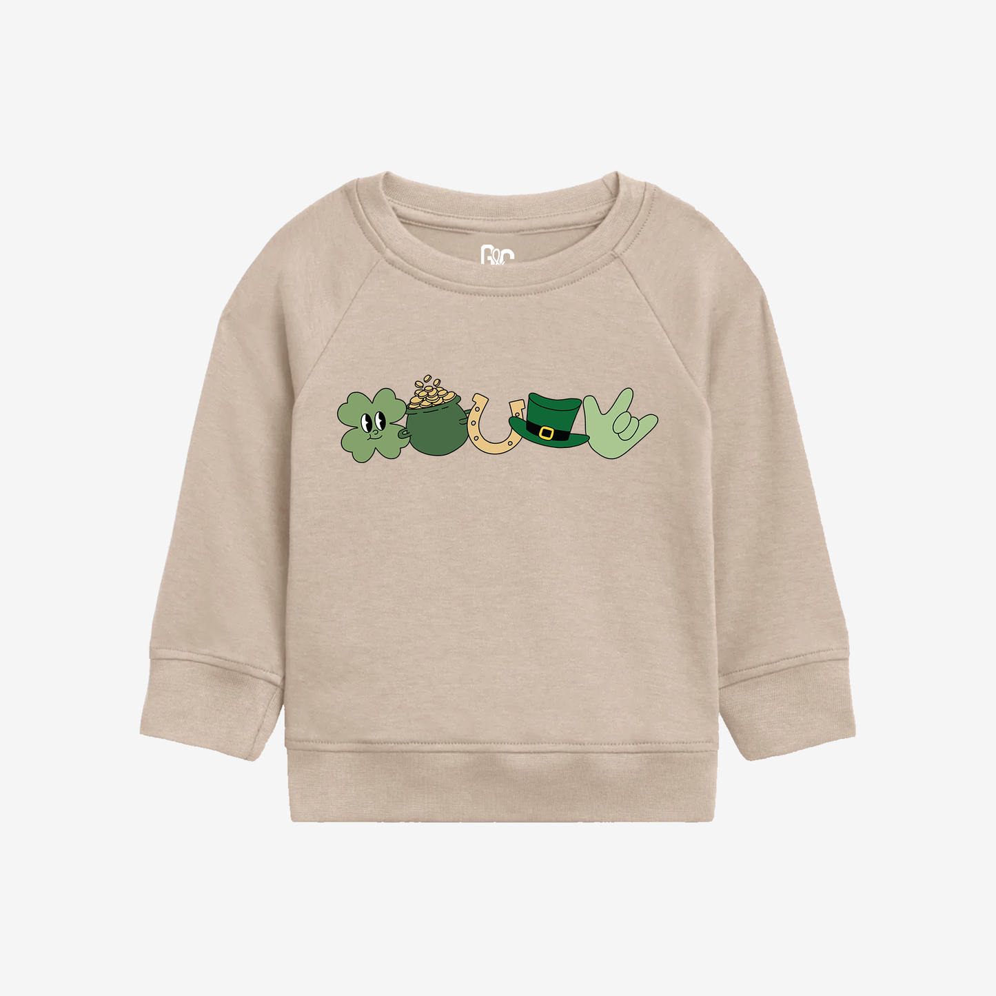 Charm Doodle ILY Toddler Crewneck