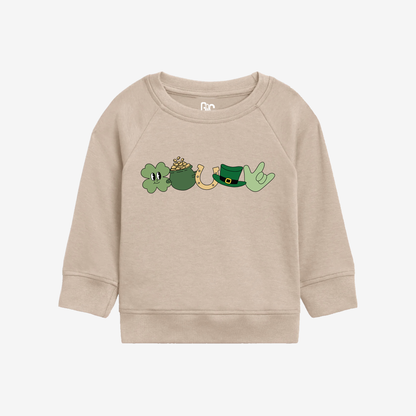 Charm Doodle ILY Toddler Crewneck