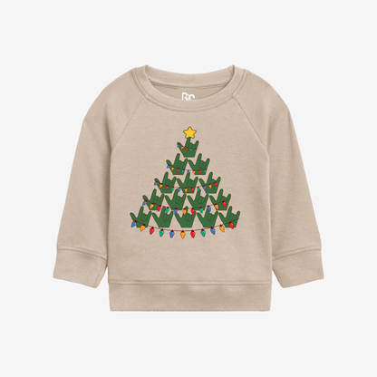 Christmas Tree Light ILY Toddler Crewneck