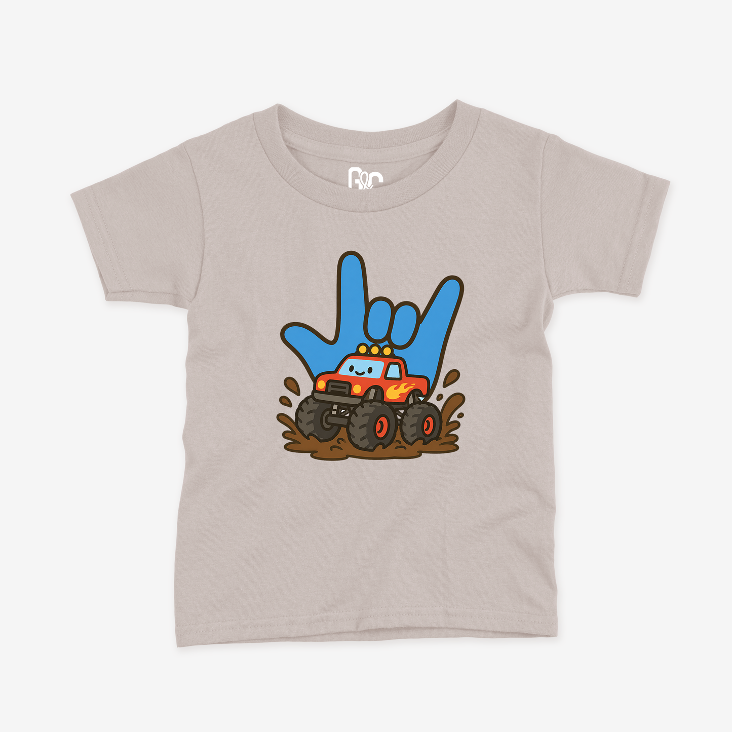 Monster Truck ILY Toddler Tee