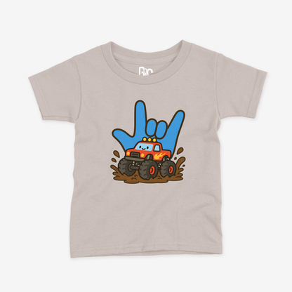 Monster Truck ILY Toddler Tee