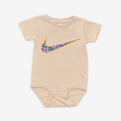 Flower ILY Swoosh Onesie Tee