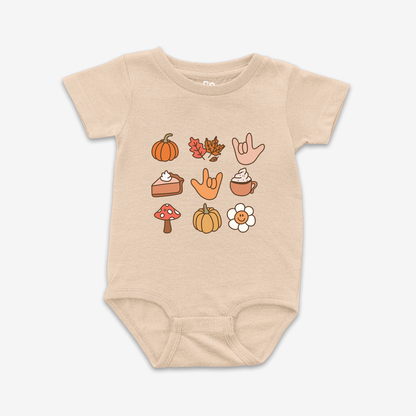 Groovy Fall Onesie Tee
