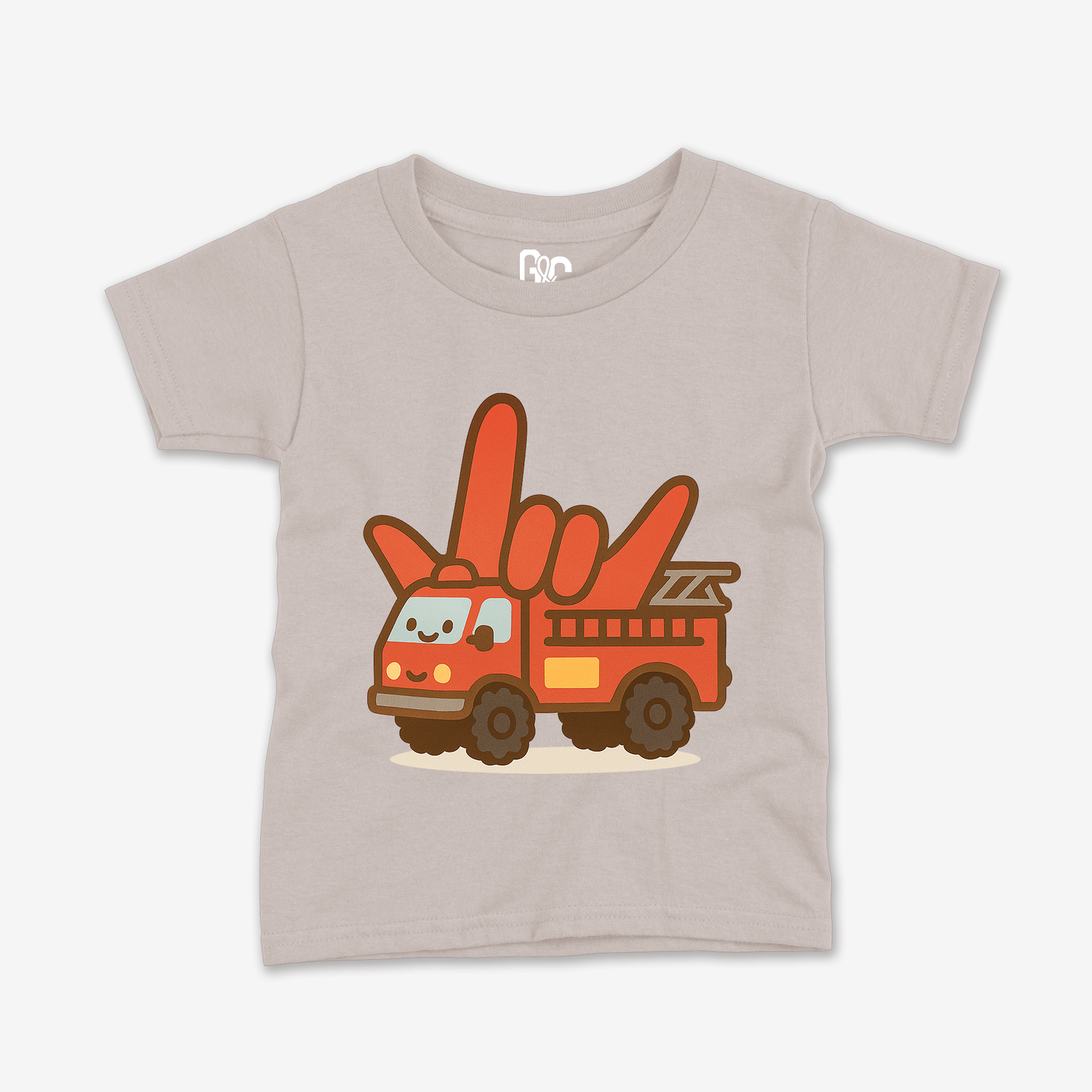 Fire Truck ILY Toddler Tee