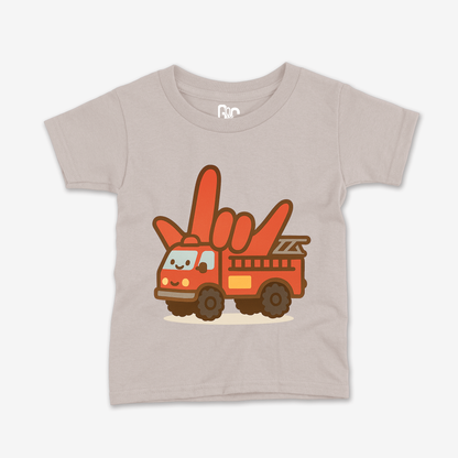 Fire Truck ILY Toddler Tee