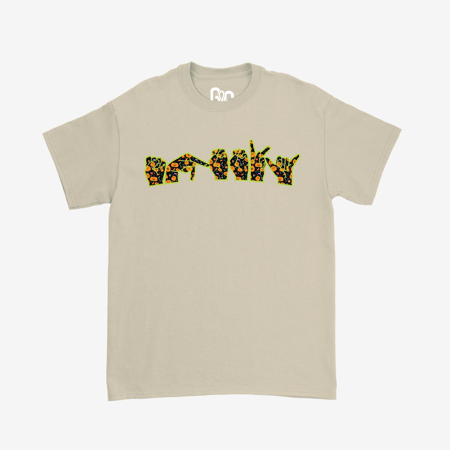 Spooky ILY Vibes Glitter Tee