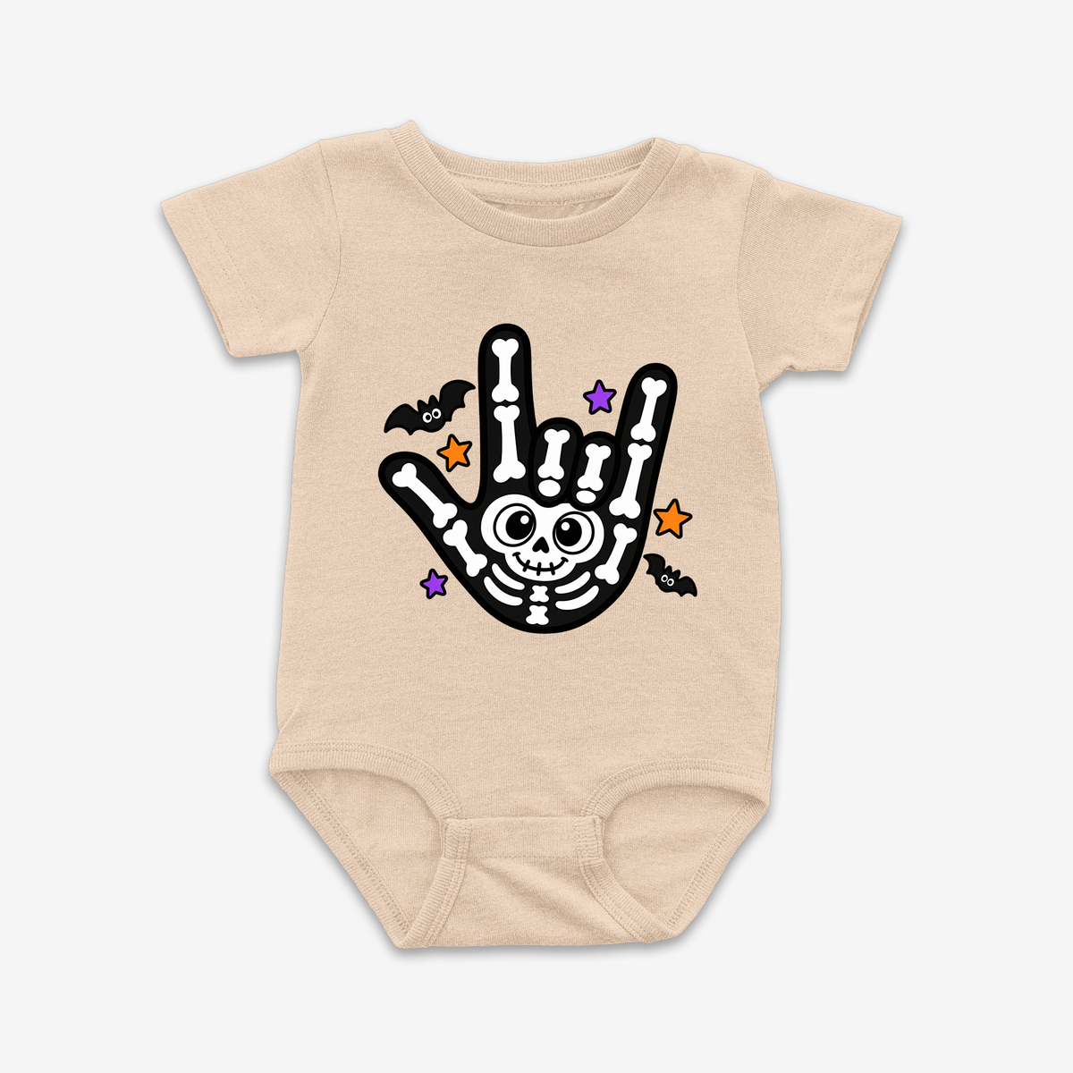 Skeleton ILY Onesie Tee