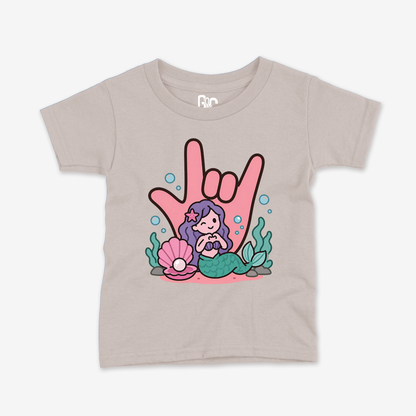 Mermaid ILY Toddler Tee