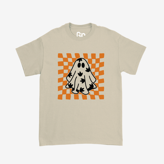 Checkered Ghosty ILY Tee