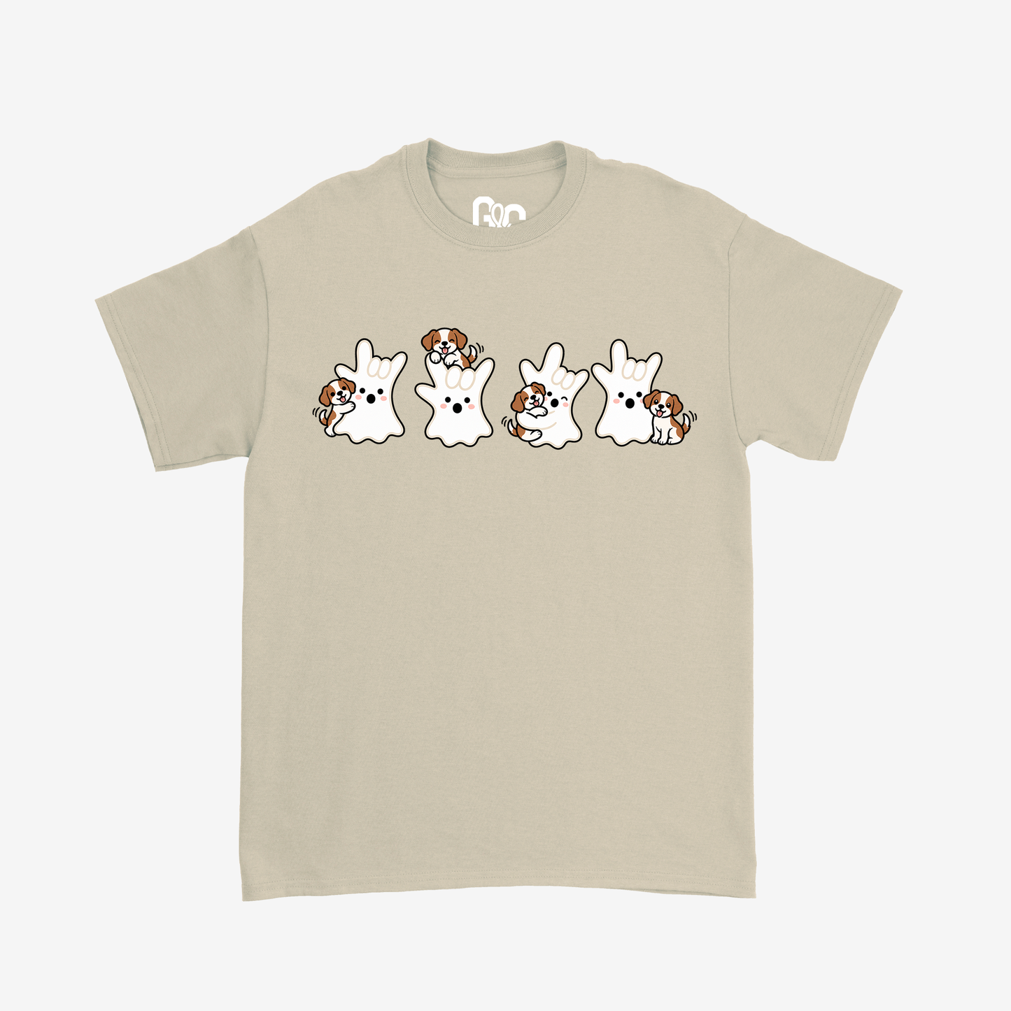 Dog ILY Ghost Tee