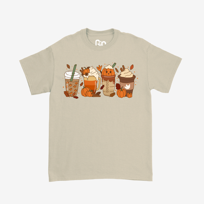 Fall Coffee Latte Tee