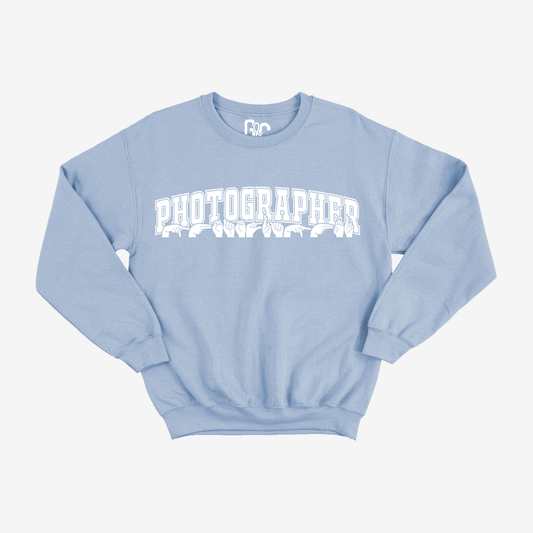 Photographer Varsity Crewneck