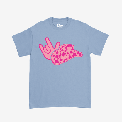 Cowgirl Pink ILY Tee