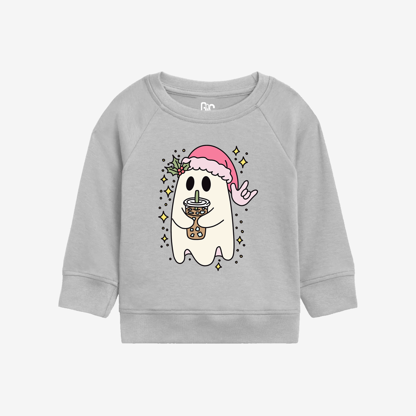 Xmas Ghost Toddler Crewneck