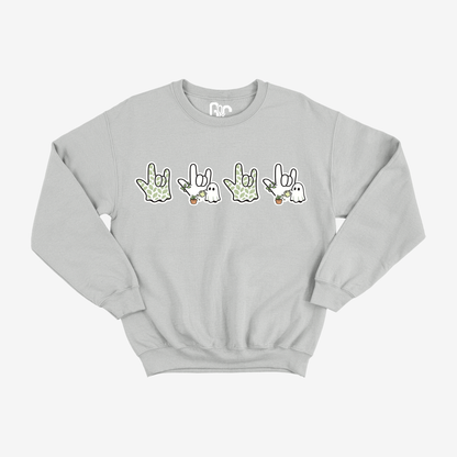 Plant Ghost ILY Crewneck