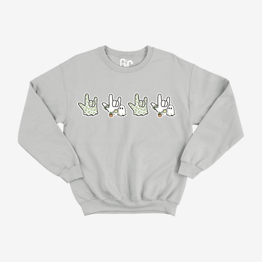 Plant Ghost ILY Crewneck
