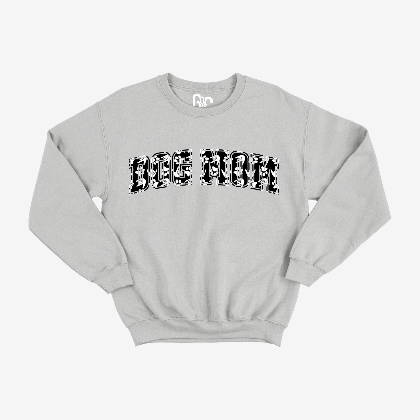 Dog Mom Black ILY Crewneck