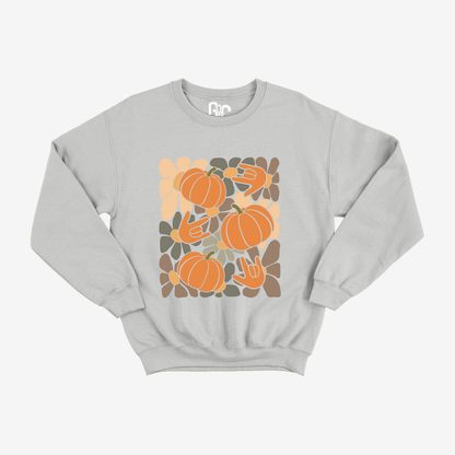 Floral Pumpkin Crewneck