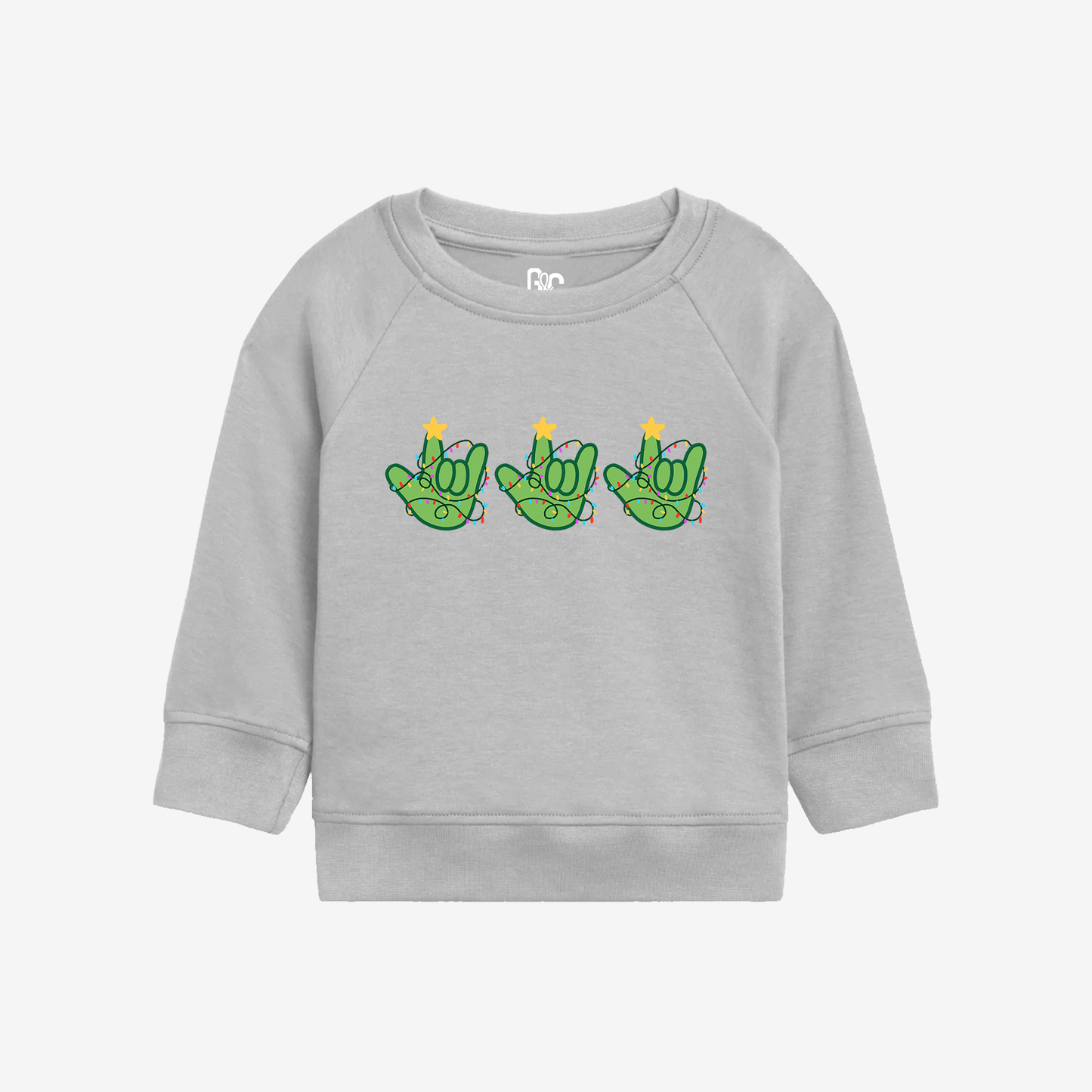 Christmas ILY Toddler Crewneck