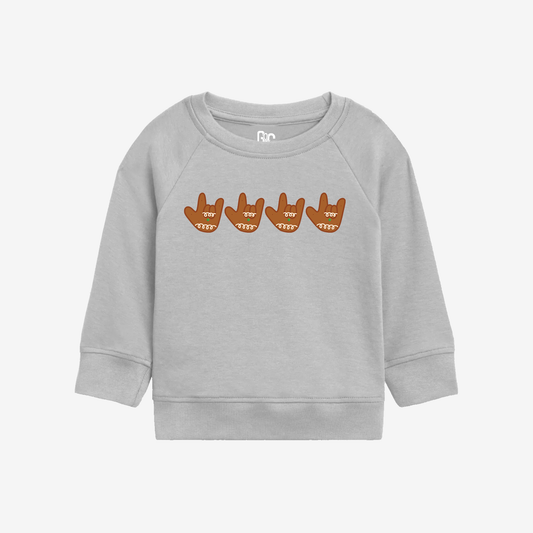 Gingerbread ILY Toddler Crewneck