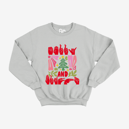 Merry Bright Colorful Crewneck