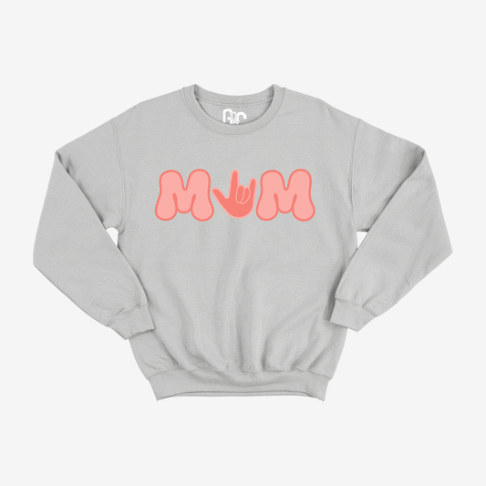Bubble Mom ILY Crewneck