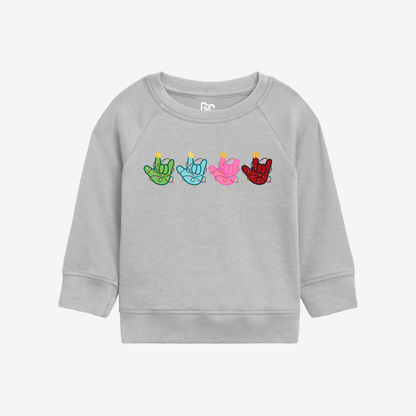 Twinkle ILY Toddler Crewneck