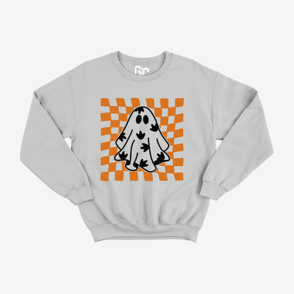 Checkered Ghosty ILY Crewneck