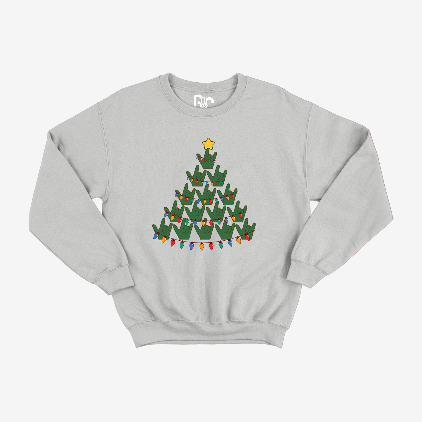 Christmas Tree Light ILY Crewneck