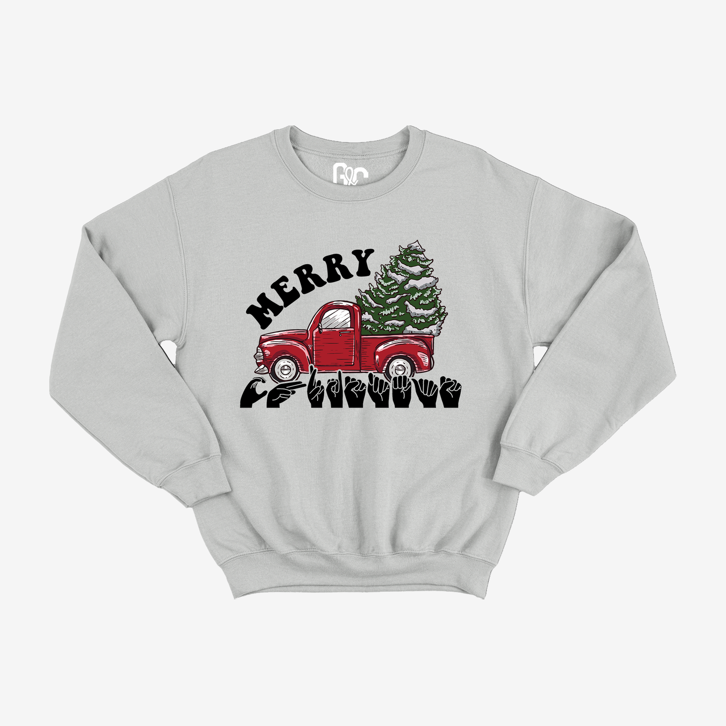 Merry Christmas Truck Crewneck