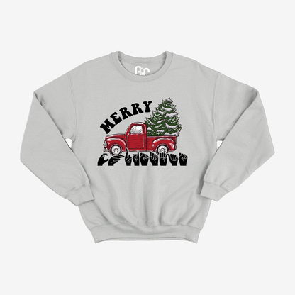 Merry Christmas Truck Crewneck