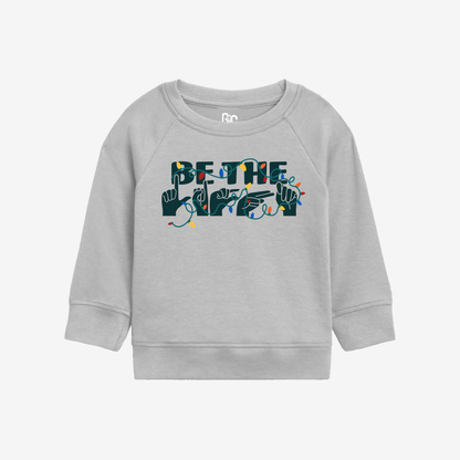 Be The Light Toddler Crewneck